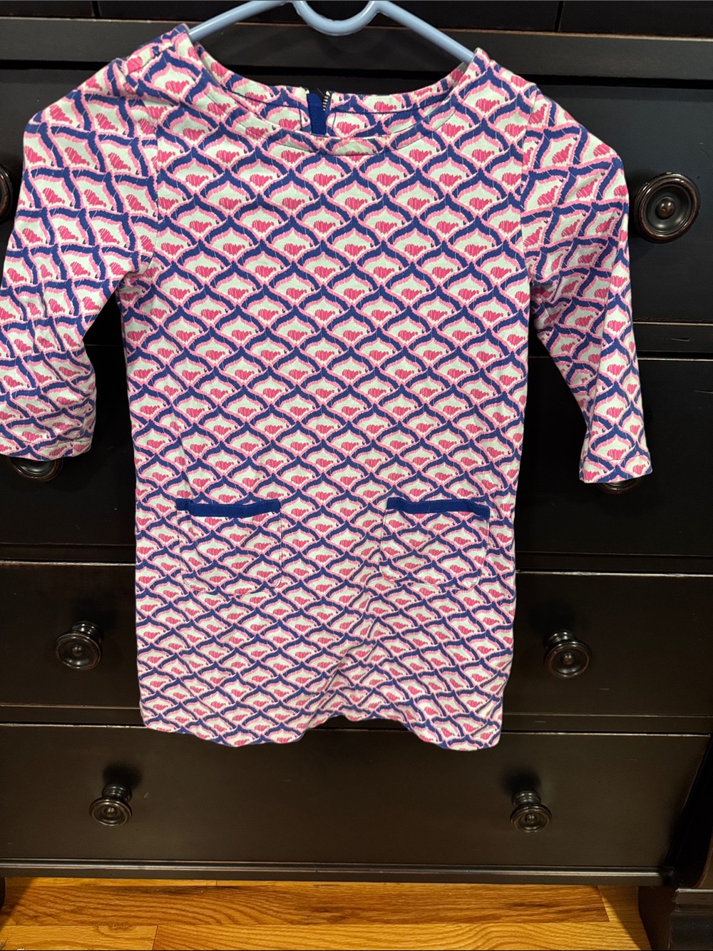 Vineyard Vines Pink and Navy Girls Top